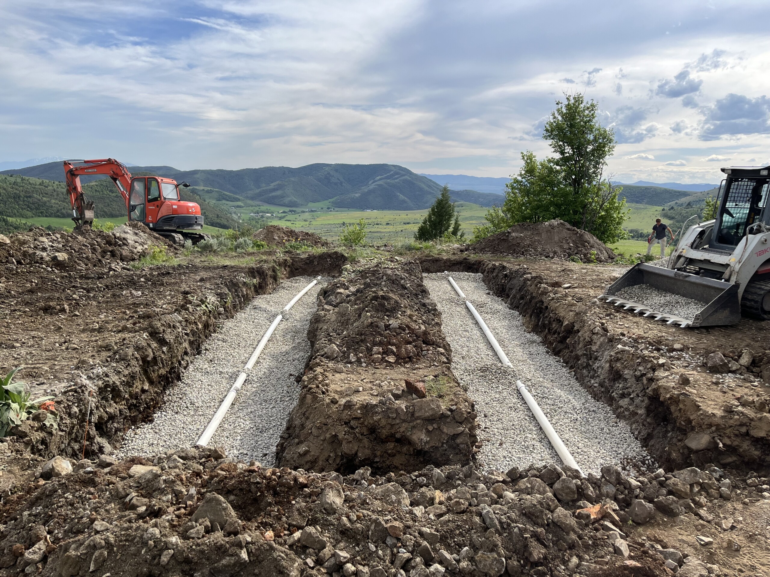 Local Excavation Contractor Installs Septic Lines